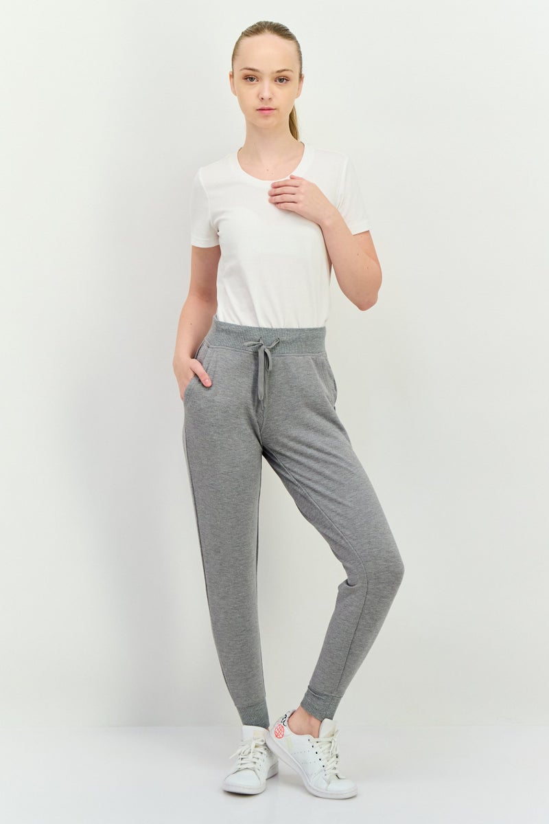 SKECHERS Women Sportswear Fit Outdoor Jogger Pants, Light Grey - Image 4